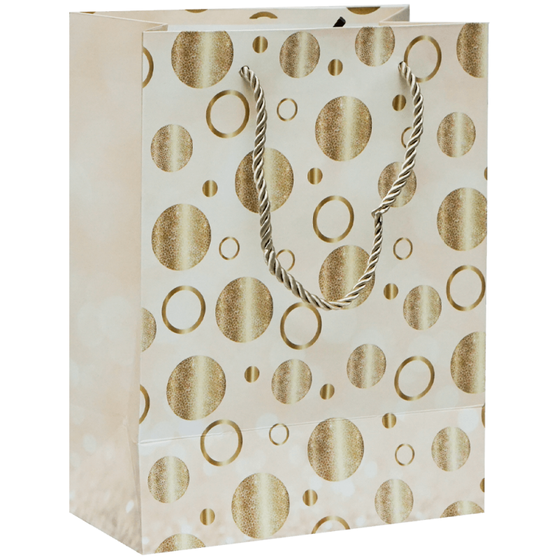 Pungi cadou din hartie cartonata cu maner 23x18x10 cm 12 buc, Adison